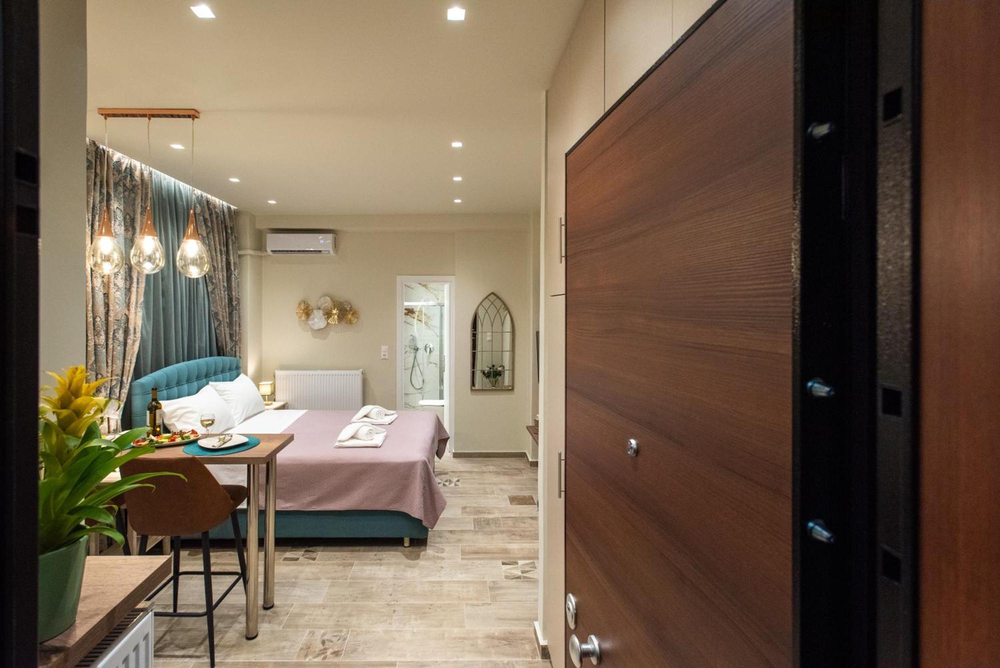 Blue Ark Romantic Studio Under Acropolis Atena Exterior foto