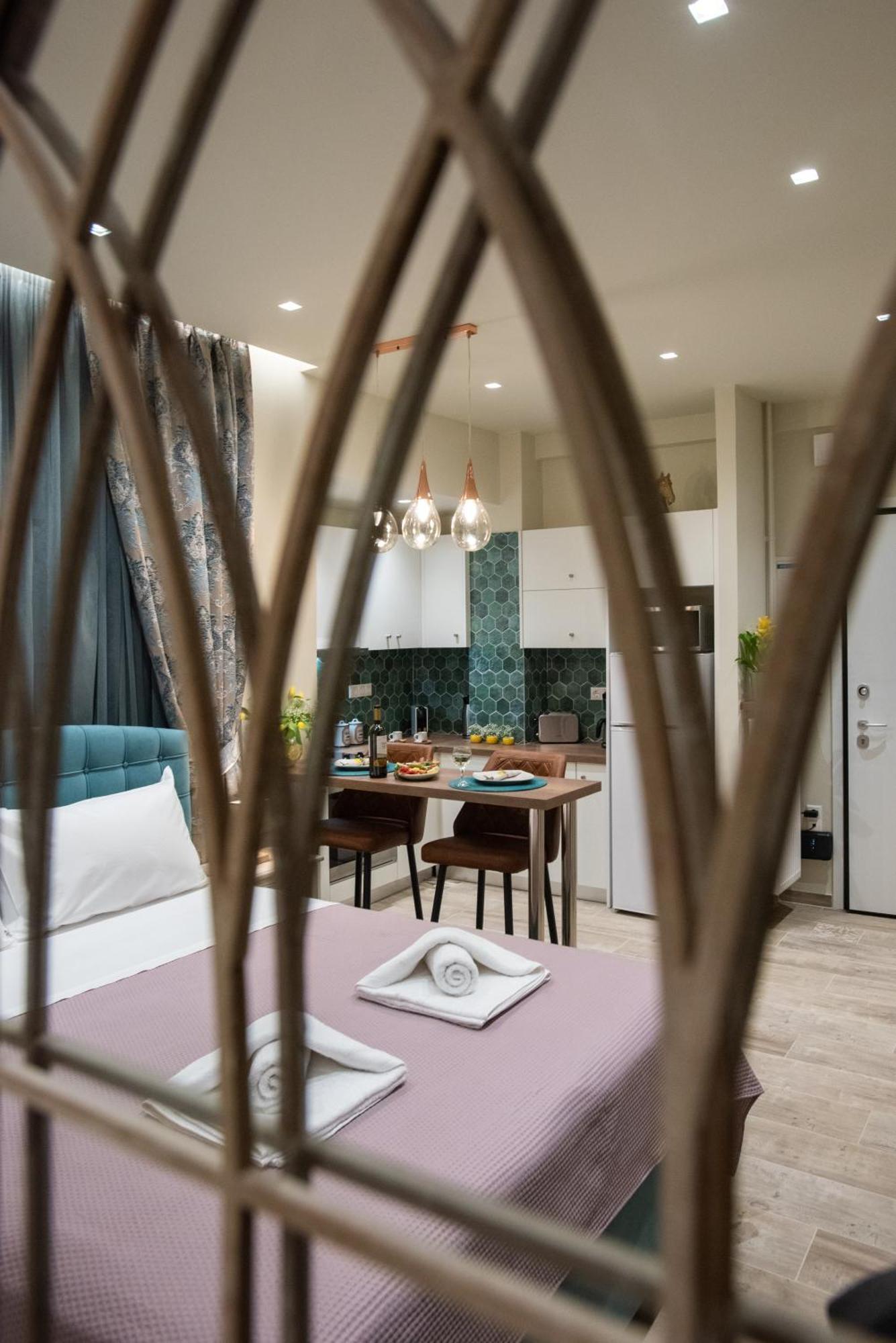 Blue Ark Romantic Studio Under Acropolis Atena Exterior foto
